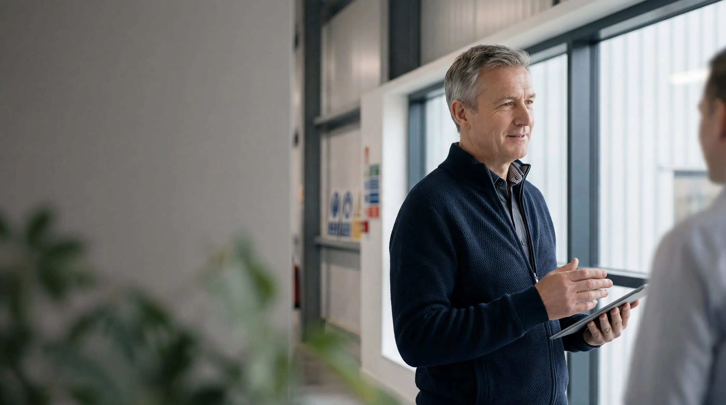 Safety and compliance business owner with a specialist broker